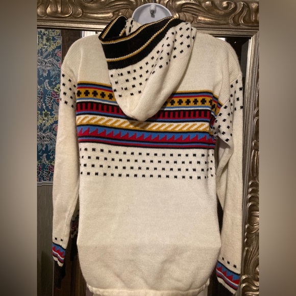 Vintage 70’s front drawstring hooded sweater - Picture 7 of 9